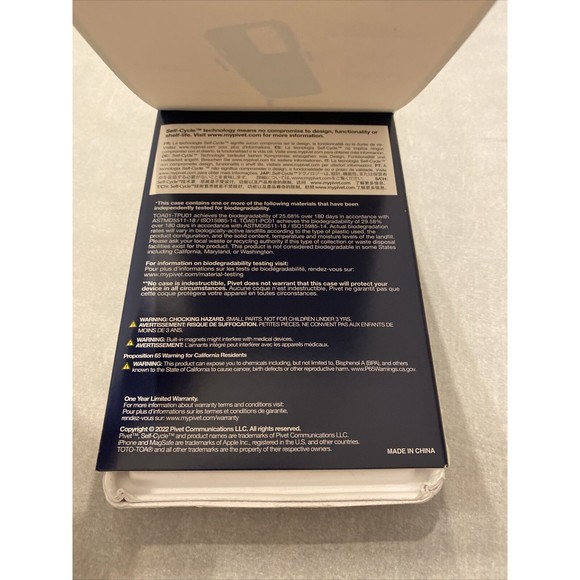 Pivet Apple iPhone 14 Pro‎ Aspect Case with MagSafe - Deep Ocean Blue - Picture 5 of 7